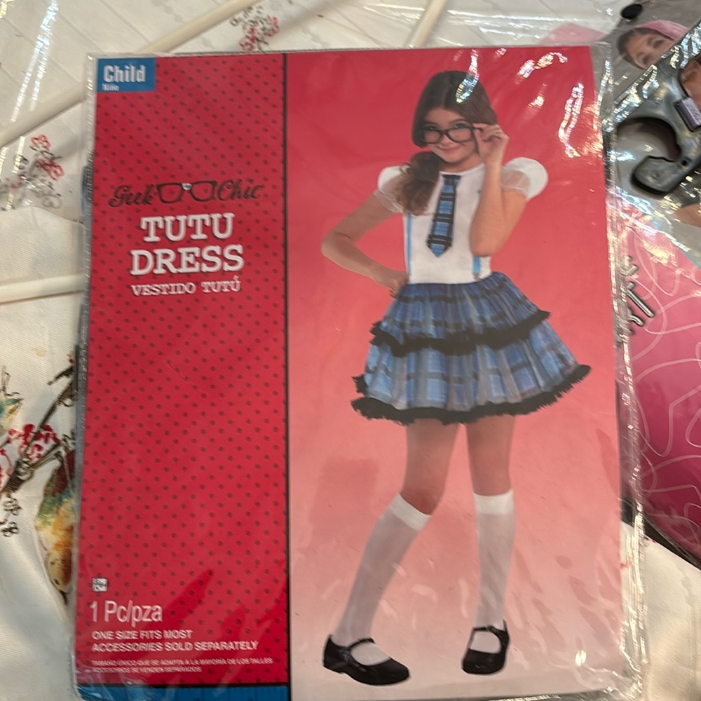 NIP Tutu Dress “Geek Chic” Costume- Medium
